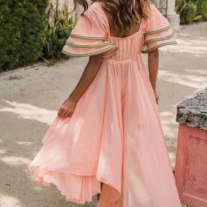 Peach Flare Dress | NWOT
